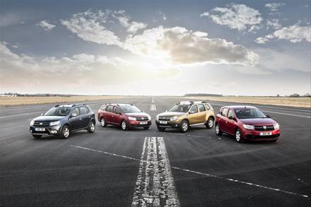 DACIA RATED NUMBER ONE FOR VALUE BY UK CAR BUYERS