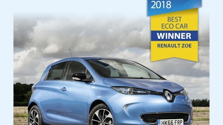 RENAULT ZOE WINS PARKERS ECO CAR OF THE YEAR 2018