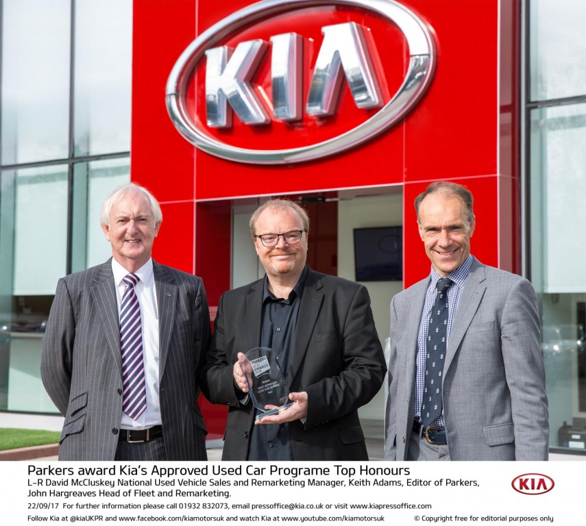 PARKERS AWARD KIA’S APPROVED USED CAR PROGRAME TOP HONOURS