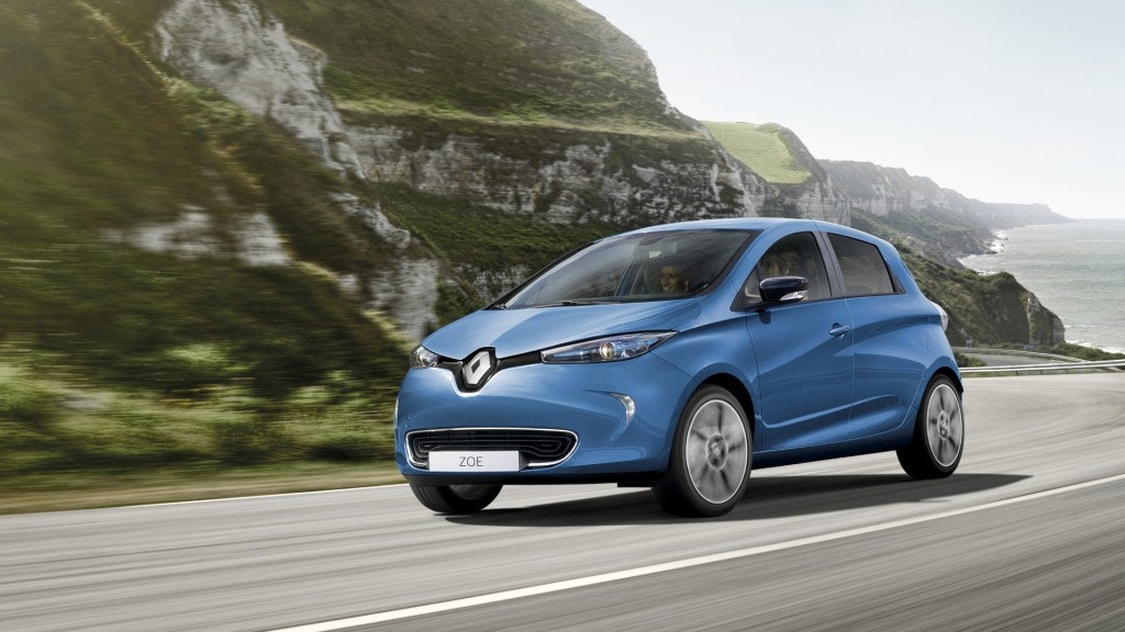 RENAULT ZOE DECLARED GREEN APPLE PURE ELECTRIC AND HYBRID VEHICLE CHAMPION 2017