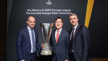 KIA CELEBRATES NEW UEFA EUROPA LEAGUE SPONSORSHIP AGREEMENT