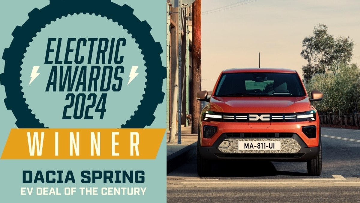 ALL-NEW DACIA SPRING AWARDED ‘EV DEAL OF THE CENTURY’ BY TOPGEAR.COM