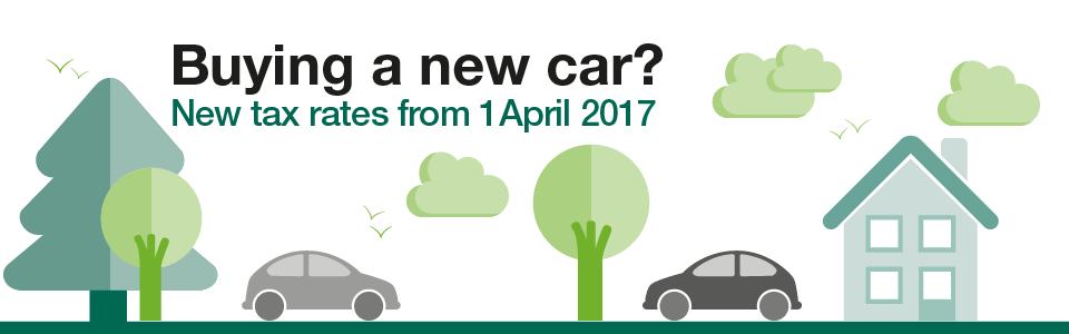 Road Tax increases for new cars from 1 April 2017