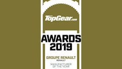 GROUPE RENAULT NAMED 'MANUFACTURER OF THE YEAR' BY TOPGEAR.COM