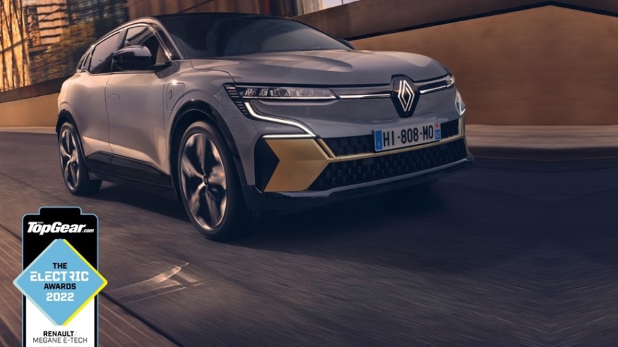 ALL-NEW RENAULT MEGANE E-TECH ELECTRIC WINS THE 'BEST ELECTRIC HATCH'