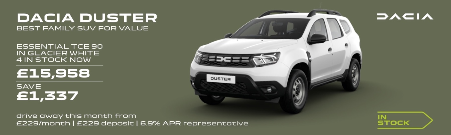 dacia Duster New Car Offer